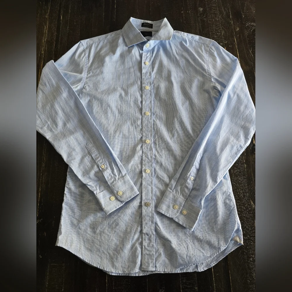 Banana Republic Men’s Blue Slim Fit Dress Shirt 100% Cotton Size S